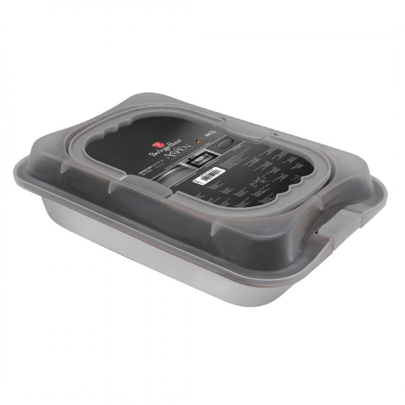 Berlinger Haus Αντικολλητικό ταψί με διαφανές καπάκι 36,5*24,5 εκ. Aspen Collection BH-7652 Berlinger Haus Αντικολλητικό ταψί με διαφανές καπάκι 36,5*24,5 εκ. Aspen Collection BH-7652