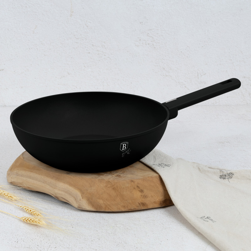 Wok Aντικολλητικό Tηγάνι 28cm με Επίστρωση Τιτανίου Berlinger Haus BH-8180 Wok Aντικολλητικό Tηγάνι 28cm με Επίστρωση Τιτανίου Berlinger Haus BH-8180