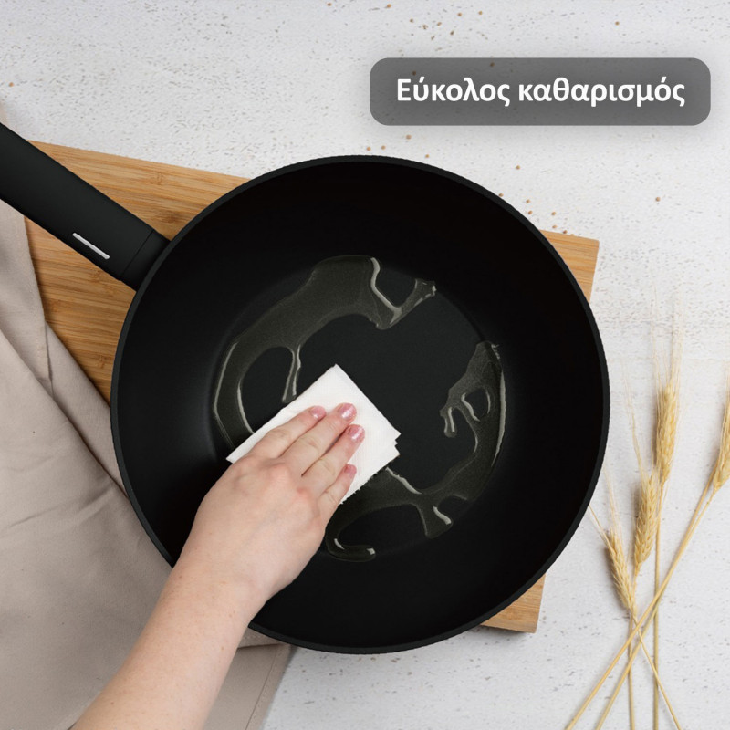 Wok Aντικολλητικό Tηγάνι 28cm με Επίστρωση Τιτανίου Berlinger Haus BH-8180 Wok Aντικολλητικό Tηγάνι 28cm με Επίστρωση Τιτανίου Berlinger Haus BH-8180