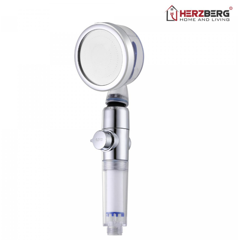 Κεφαλή Ντους TurboCharger Ματ ΜπλεHerzberg HG-8086-MBLU Κεφαλή Ντους TurboCharger Ματ ΜπλεHerzberg HG-8086-MBLU