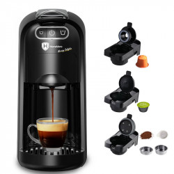 Καφετιέρα Espresso 3 σε 1 Συμβατή με Όλες τις Κάψουλες & Αλεσμένο Καφέ HomeVero HV-CMB1400