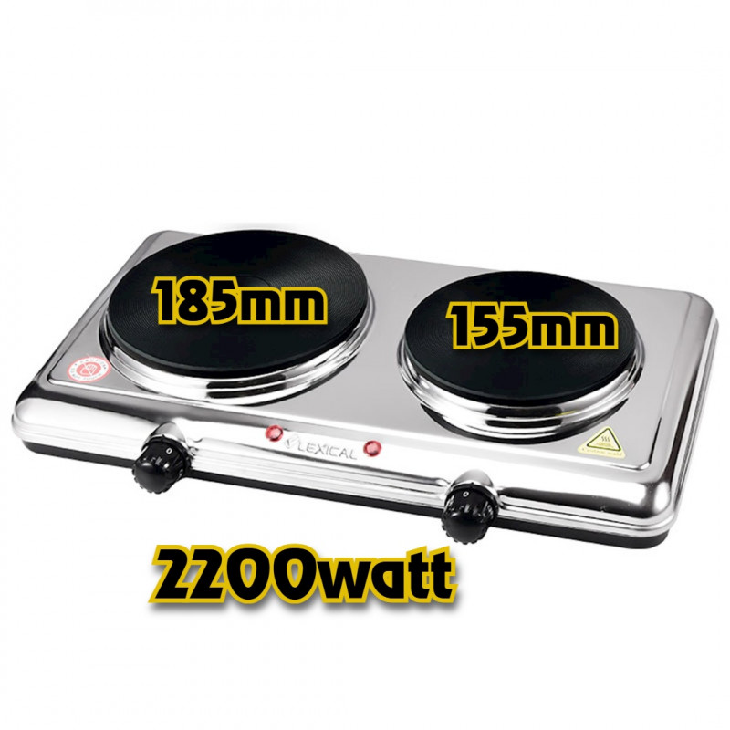 Διπλή Ηλεκτρική Εστία 2500W Swiss Haus SH-HPD23 Διπλή Ηλεκτρική Εστία 2500W Swiss Haus SH-HPD23