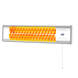 Θερμάστρα Ηλεκτρική Χαλαζία Τοίχου 1200W Lexical LQH-8021