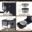 Καφετιέρα Espresso 2 σε 1 με Κάψουλες ESE Pod & Αλεσμένο Καφέ Beper P101CAF100 Καφετιέρα Espresso 2 σε 1 με Κάψουλες ESE Pod & Αλεσμένο Καφέ Beper P101CAF100