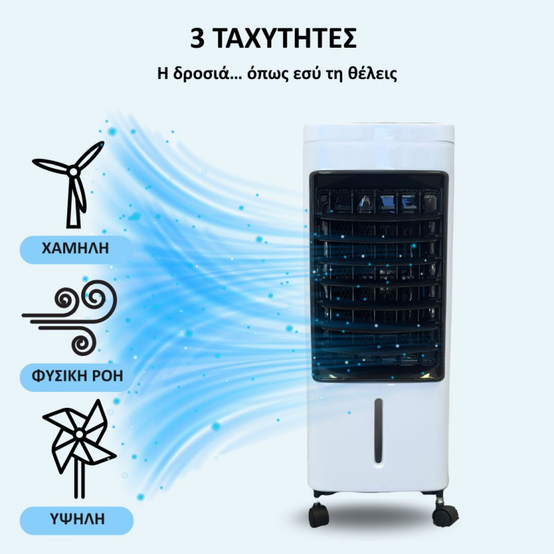 Air Cooler 3-σε-1 Ψύξη, Υγραντήρας & Καθαριστής Αέρα 4L 65W, ADM-545 Air Cooler 3-σε-1 Ψύξη, Υγραντήρας & Καθαριστής Αέρα 4L 65W, ADM-545