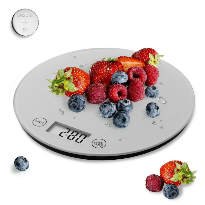 Royalty Line Ψηφιακή Ζυγαριά Κουζίνας Ακριβείας έως 5Kg σε λευκό χρώμα RL-KS3 Royalty Line Ψηφιακή Ζυγαριά Κουζίνας Ακριβείας έως 5Kg σε λευκό χρώμα RL-KS3