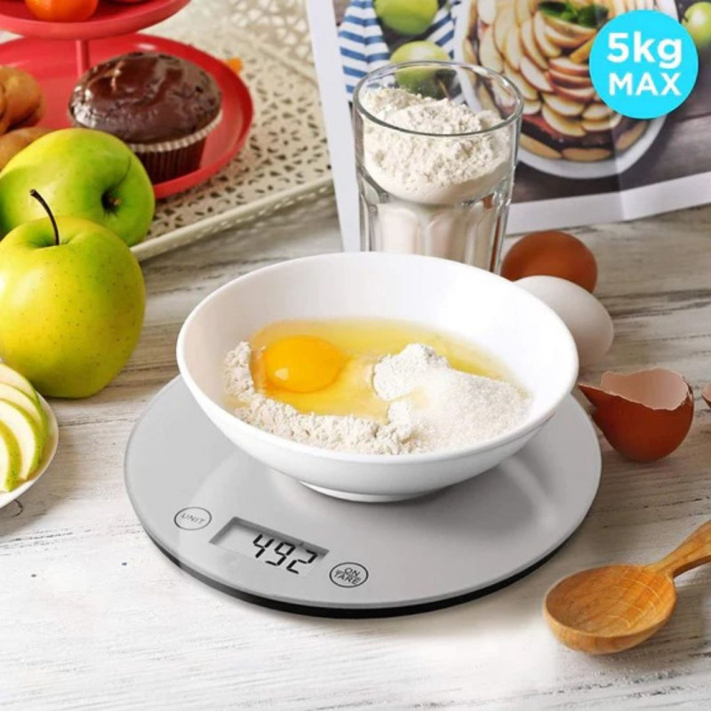 Royalty Line Ψηφιακή Ζυγαριά Κουζίνας Ακριβείας έως 5Kg σε λευκό χρώμα RL-KS3 Royalty Line Ψηφιακή Ζυγαριά Κουζίνας Ακριβείας έως 5Kg σε λευκό χρώμα RL-KS3