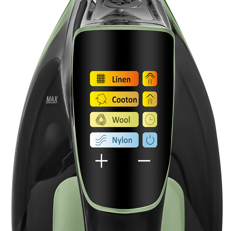 Σίδερο Ατμού 3200W με LED Οθόνη Αφής Lexical LSI-1090-GREEN