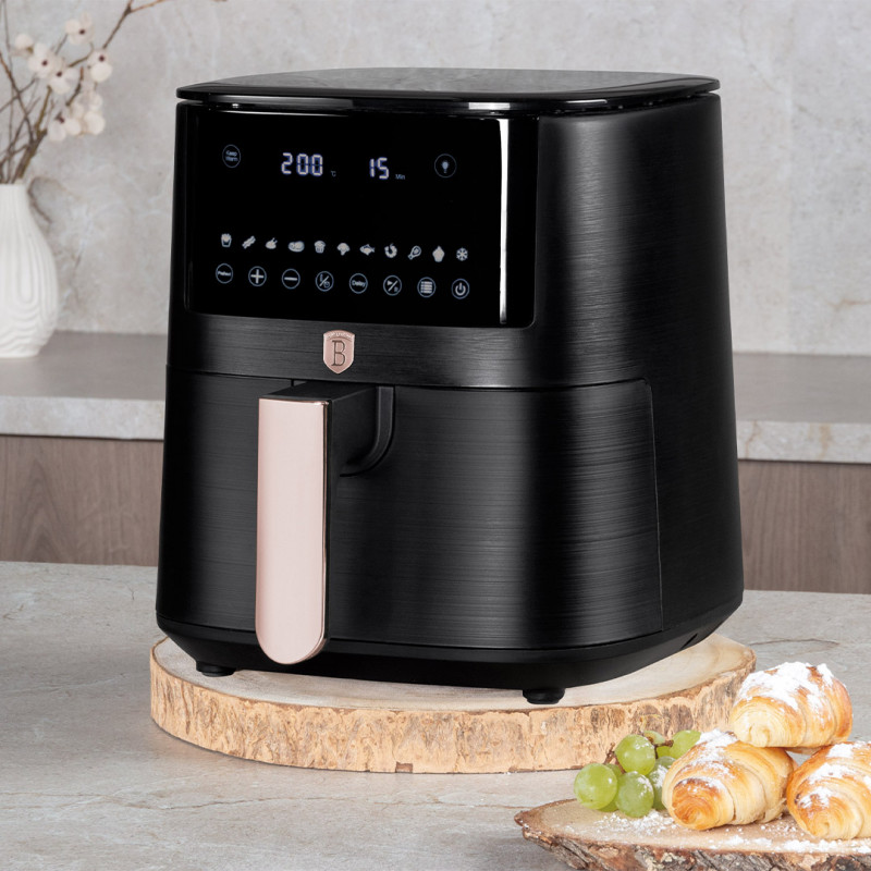 Air fryer 8Lt με ψηφιακό έλεγχο για Υγιεινό Μαγείρεμα Χωρίς Λάδι 1650W Berlinger Haus BH-9652