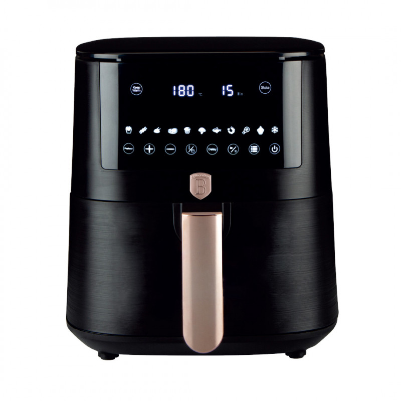 Air fryer 8Lt με ψηφιακό έλεγχο για Υγιεινό Μαγείρεμα Χωρίς Λάδι 1650W Berlinger Haus BH-9652