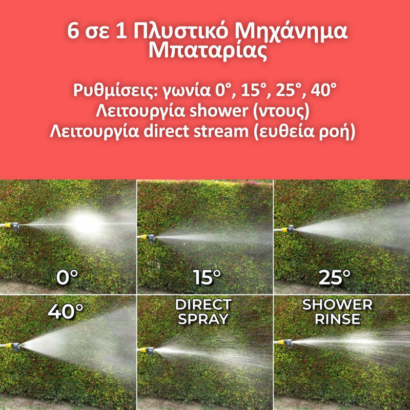Πλυστικό Πιστόλι Μπαταρίας Υψηλής Πίεσης UltraBox Jet Hawk UT-JH15 