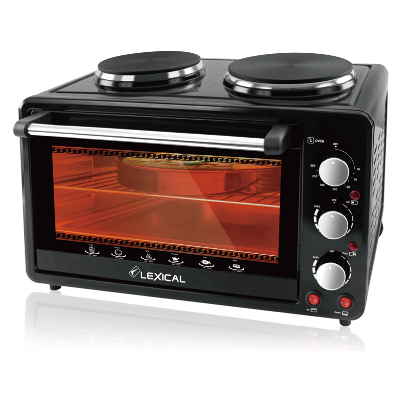 Ηλεκτρικό Φουρνάκι με 2 Εστίες 25L 3100W Lexical LOV-2925-2 Ηλεκτρικό Φουρνάκι με 2 Εστίες 25L 3100W Lexical LOV-2925-2
