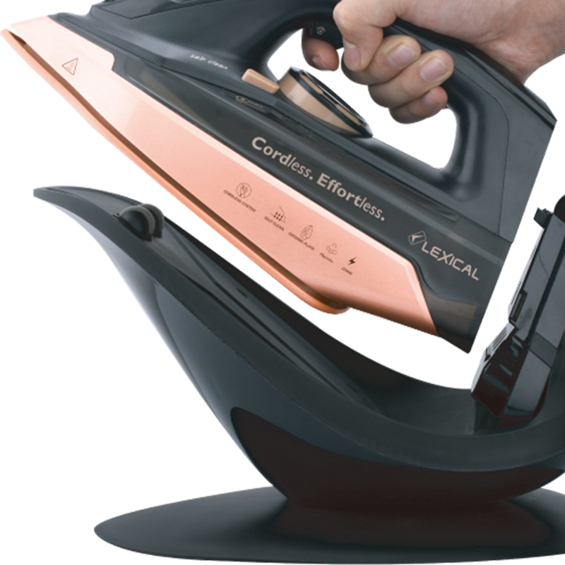Ασύρματο Σίδερο Ατμού 2200W Rose Gold Lexical LSI-1010-CREAM Ασύρματο Σίδερο Ατμού 2200W Rose Gold Lexical LSI-1010-CREAM