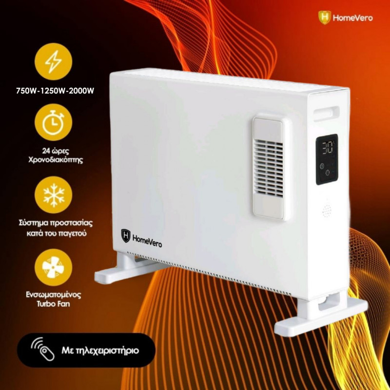 Smart Deal: Θερμοπομπός Δαπέδου 2000W με Τηλεχειριστήριο HomeVero HV-CHT2000RC και ΔΩΡΟ μπλουζοκουβέρτα Comfort Blanket