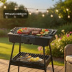 Ηλεκτρική Ψησταριά BBQ με Ορθοστάτες 2000W HomeVero HV-EBBQ2000 Ηλεκτρική Ψησταριά BBQ με Ορθοστάτες 2000W HomeVero HV-EBBQ2000
