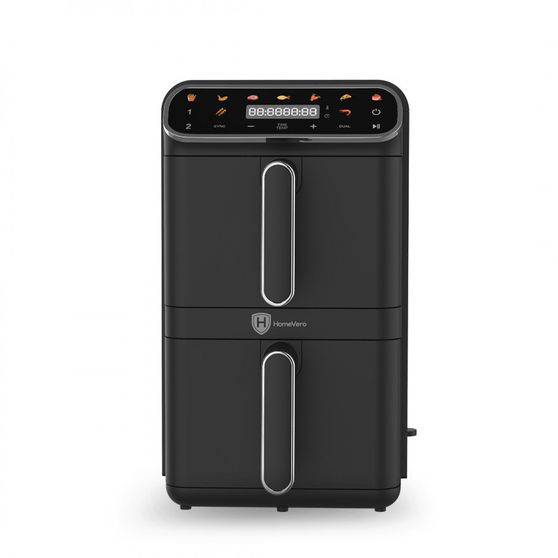 Smart Deal - HomeVero Double Decker Air Fryer 11L HV-AF11DDK + Αποφλοιωτής 3 σε 1 Click n Peel HomeVero HV-PL.10 Smart Deal - HomeVero Double Decker Air Fryer 11L HV-AF11DDK + Αποφλοιωτής 3 σε 1 Click n Peel HomeVero HV-PL.10