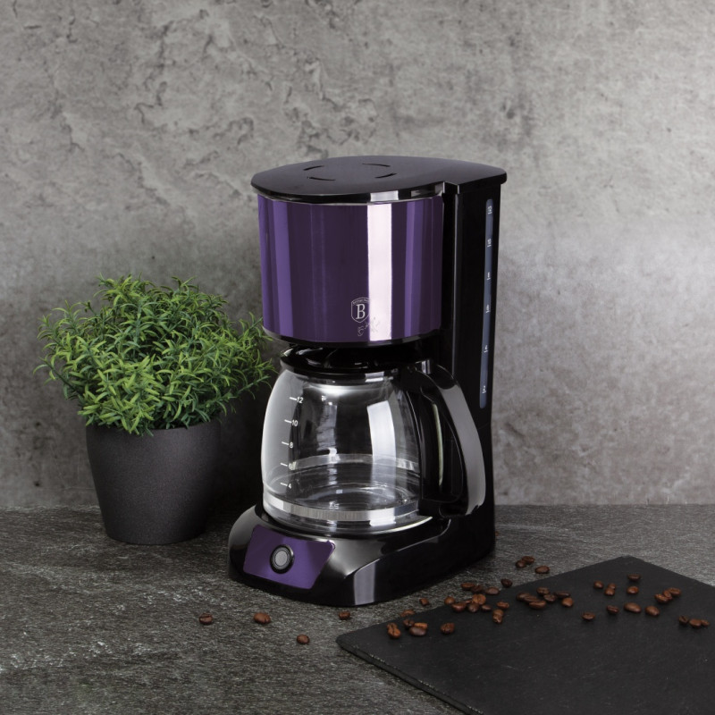 Berlinger Haus Καφετιέρα φίλτρου 1,5L Metallic Line Purple Eclipse Collection BH-9161 Berlinger Haus Καφετιέρα φίλτρου 1,5L Metallic Line Purple Eclipse Collection BH-9161