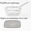Πολυλειτουργικό Τηγάνι με Μαρμάρινη Επίστρωση Cheffinger FA04 Πολυλειτουργικό Τηγάνι με Μαρμάρινη Επίστρωση Cheffinger FA04