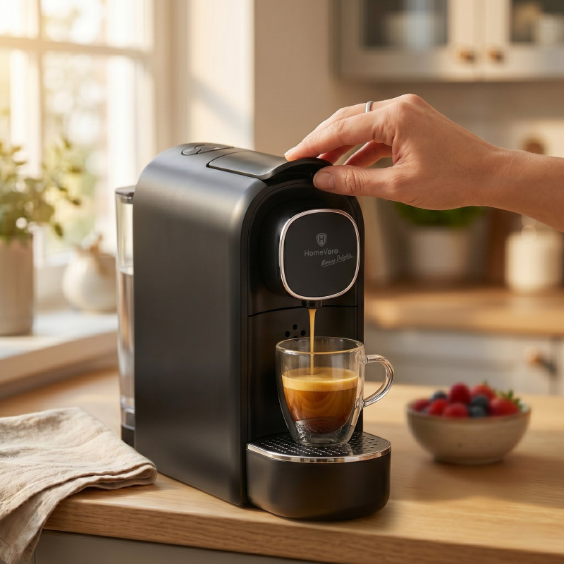 Smart Deal by HomeVero - Καφετιέρα Espresso Συμβατή με Κάψουλες Nespresso και Welcome Tray Set - Ολοκληρωμένο Σετ Δίσκου Καλωσορίσματος με Βραστήρα & Κούπες Smart Deal by HomeVero - Καφετιέρα Espresso Συμβατή με Κάψουλες Nespresso και Welcome Tray Set - Ολοκληρωμένο Σετ Δίσκου Καλωσορίσματος με Βραστήρα & Κούπες