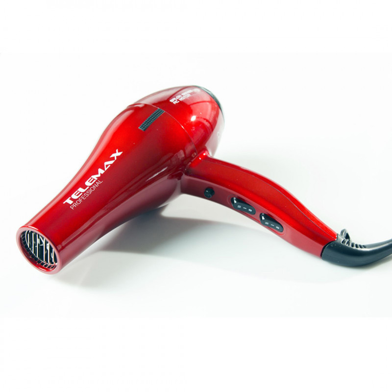 Telemax Σεσουάρ μαλλιών 2200W με φυσούνα σε κόκκινο χρώμα 21-8813 Telemax Σεσουάρ μαλλιών 2200W με φυσούνα σε κόκκινο χρώμα 21-8813