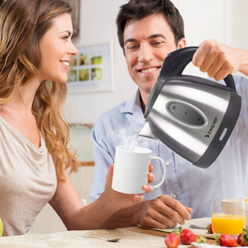 Beper Ανοξείδωτος Βραστήρας νερού 1.2L 1630W P101BOL001 Beper Ανοξείδωτος Βραστήρας νερού 1.2L 1630W P101BOL001