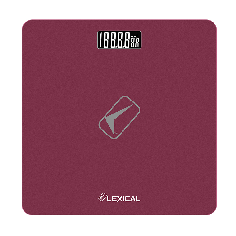 Ψηφιακή Ζυγαριά Μπάνιου έως 180Kg Μωβ Lexical LBS-4353-PURPLE