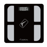 Ψηφιακή Ζυγαριά Μπάνιου έως 180Kg με Application Μαύρη Lexical LBS-4370