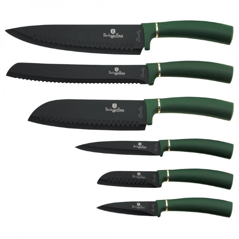 Berlinger Haus Σετ Μαχαίρια 6τμχ Inox Emerald Collection BH-2511A Berlinger Haus Σετ Μαχαίρια 6τμχ Inox Emerald Collection BH-2511A