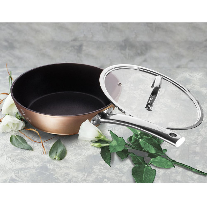 Berlinger Haus Βαθύ τηγάνι με Γυάλινο Καπάκι Ø24cm BH-1690 Berlinger Haus Βαθύ τηγάνι με Γυάλινο Καπάκι Ø24cm BH-1690
