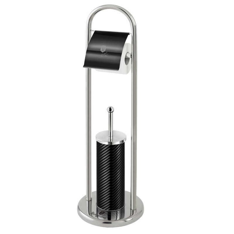 Berlinger Haus Πιγκάλ και βάση χαρτιού υγείας Black Silver Collection BH-6551 Berlinger Haus Πιγκάλ και βάση χαρτιού υγείας Black Silver Collection BH-6551