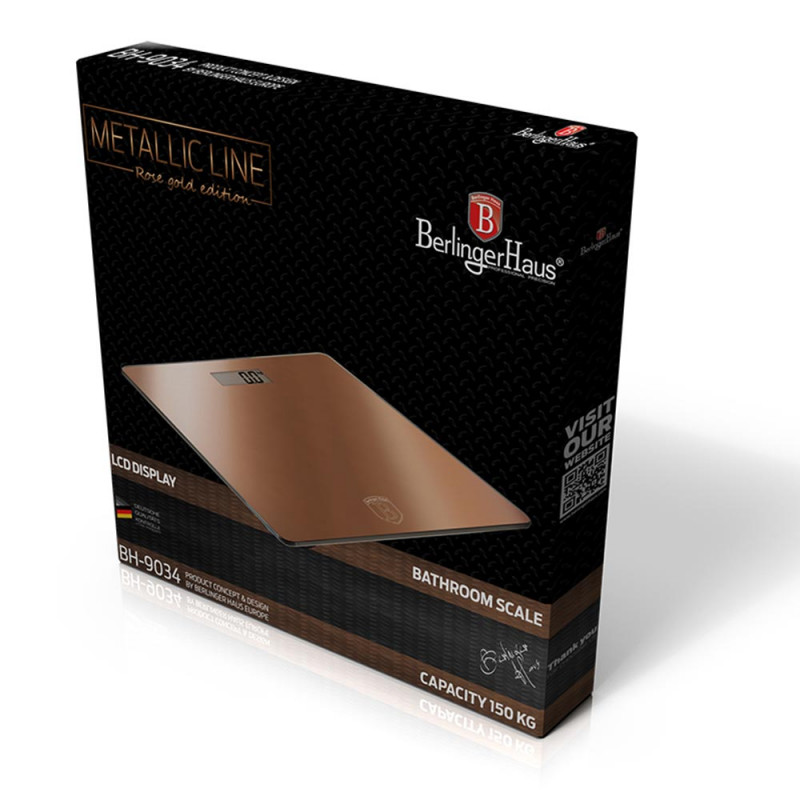 Berlinger Haus Ψηφιακή Ζυγαριά Μπάνιου έως 150Kg από Γυαλί BH-9034 Berlinger Haus Ψηφιακή Ζυγαριά Μπάνιου έως 150Kg από Γυαλί BH-9034