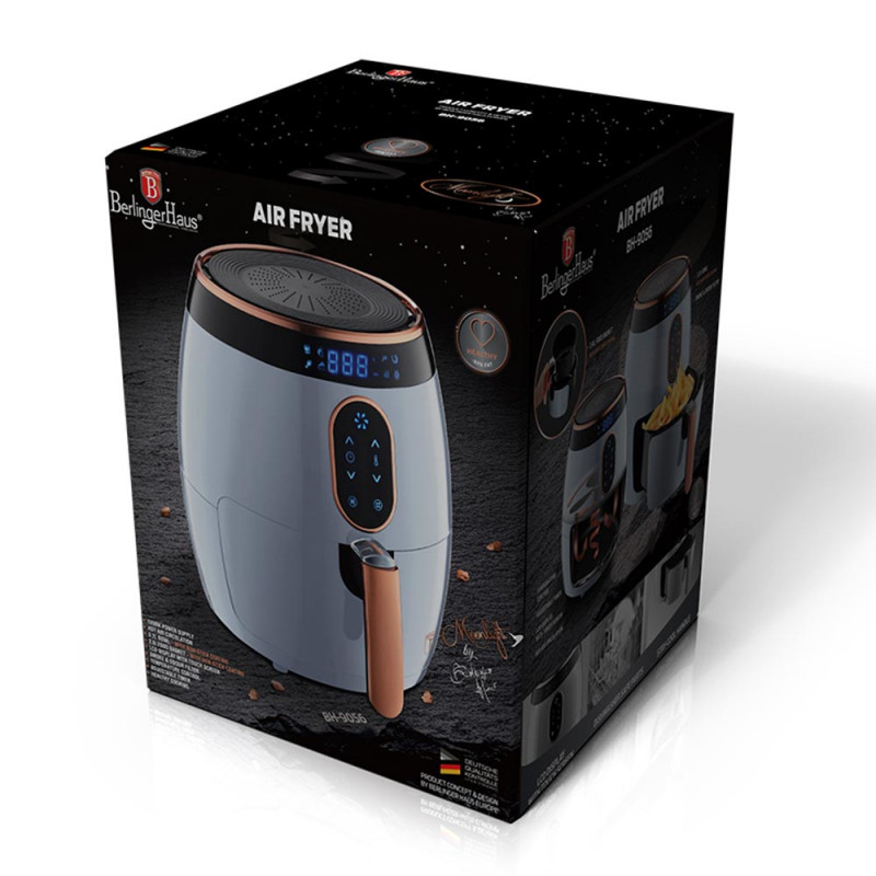 Berlinger Haus Ψηφιακή φριτέζα αέρος 1350W με χωρητικότητα 3,2L Moonlight Collection BH-9056 Berlinger Haus Ψηφιακή φριτέζα αέρος 1350W με χωρητικότητα 3,2L Moonlight Collection BH-9056