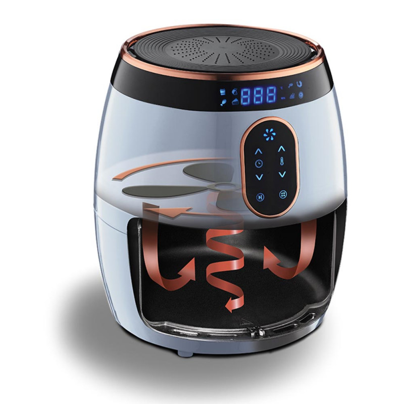 Berlinger Haus Ψηφιακή φριτέζα αέρος 1350W με χωρητικότητα 3,2L Moonlight Collection BH-9056 Berlinger Haus Ψηφιακή φριτέζα αέρος 1350W με χωρητικότητα 3,2L Moonlight Collection BH-9056