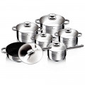 Blaumann Σετ κατσαρόλες 12τμχ Inox BL-3167 Gourmet Line
