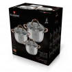 Blaumann Σετ 3 κατσαρόλες με γυάλινα καπάκια Gourmet Line BL-3247 Blaumann Σετ 3 κατσαρόλες με γυάλινα καπάκια Gourmet Line BL-3247