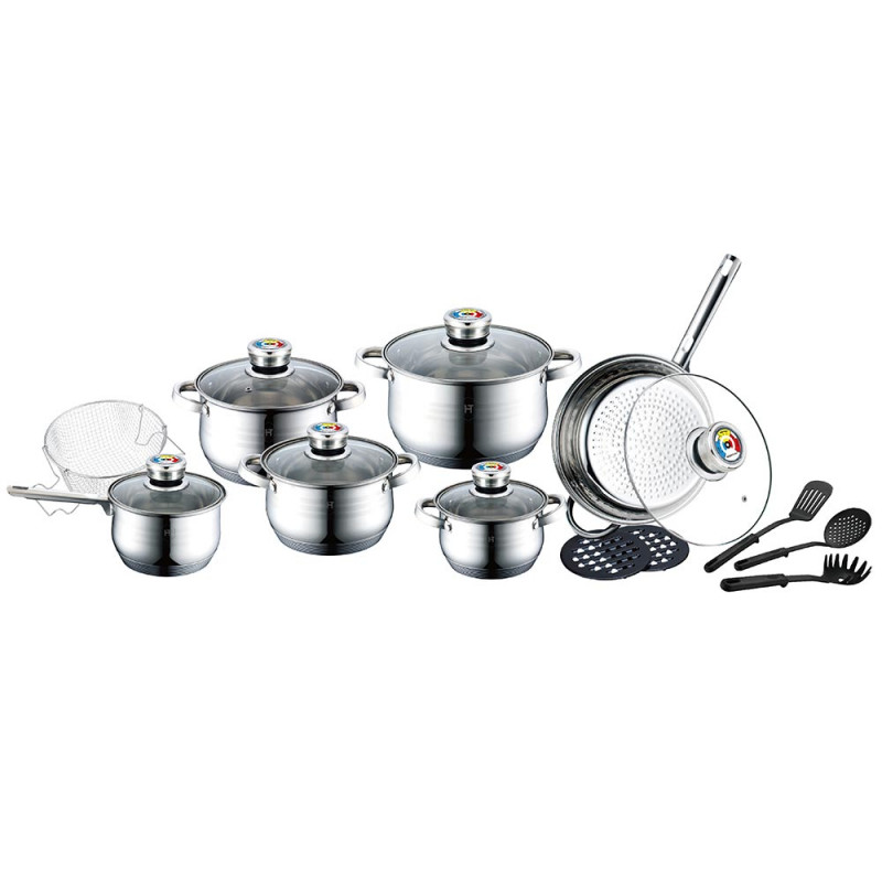 Herenthal Σετ μαγειρικά σκεύη 18 τεμαχίων HT-1801B Herenthal Σετ μαγειρικά σκεύη 18 τεμαχίων HT-1801B
