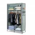 Herzberg Φορητή Υφασμάτινη Ντουλάπα Γκρι HG-8012-GRY