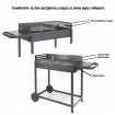 Zelfo Ψησταριά BBQ για Κάρβουνα με Ορθοστάτες ZL-BBQ Zelfo Ψησταριά BBQ για Κάρβουνα με Ορθοστάτες ZL-BBQ