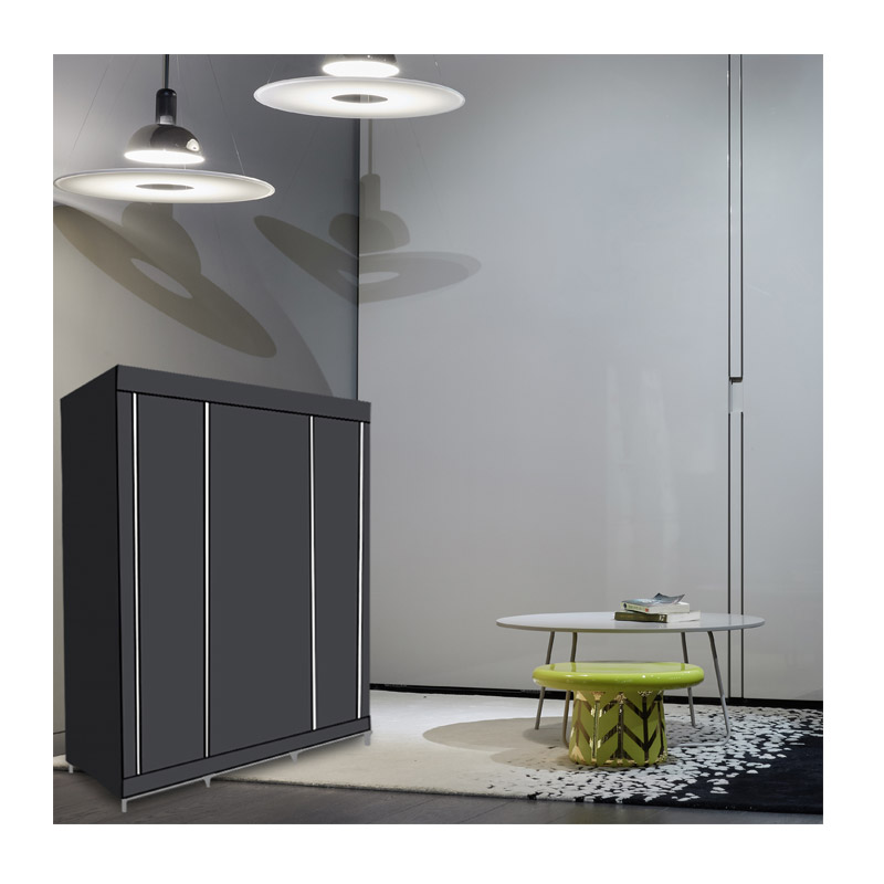 Φορητή υφασμάτινη ντουλάπα Herzberg HG-8011-BLK Μαύρη Φορητή υφασμάτινη ντουλάπα Herzberg HG-8011-BLK Μαύρη