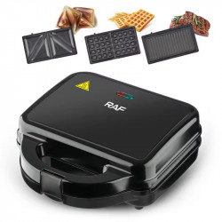 Τοστιέρα-Γκριλιέρα-Βαφλιέρα 3 σε 1 1200W Raf R.210