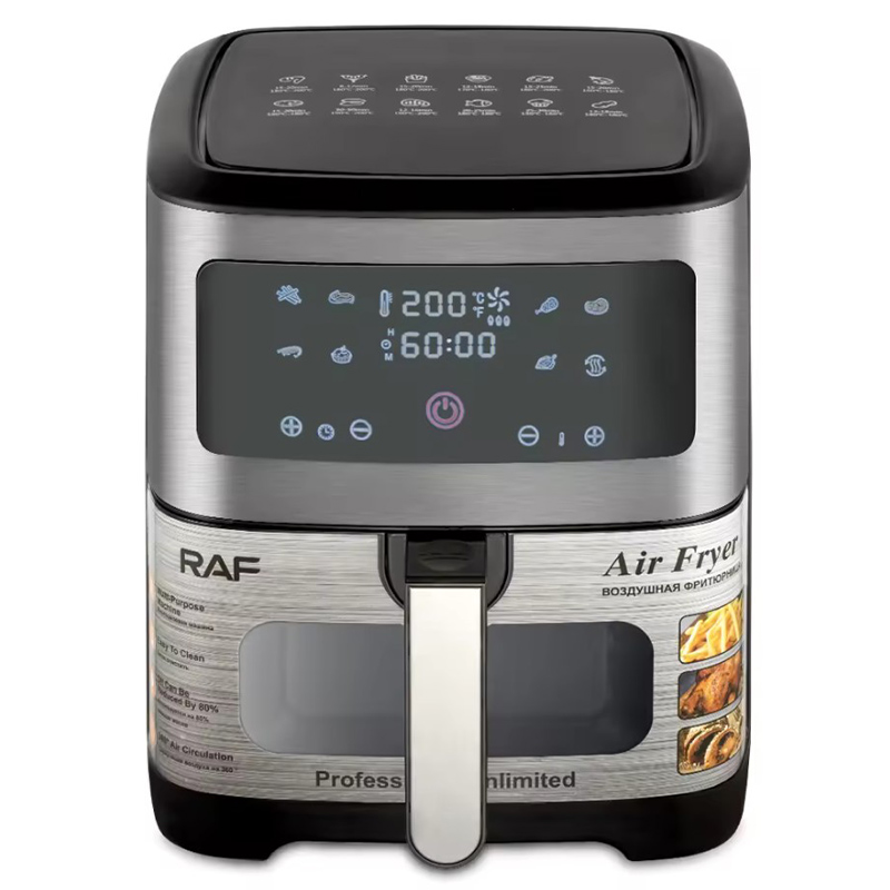 Air Fryer 8Lt με ψηφιακό έλεγχο για Υγιεινό Μαγείρεμα Χωρίς Λάδι 1300W Raf R.5350 Air Fryer 8Lt με ψηφιακό έλεγχο για Υγιεινό Μαγείρεμα Χωρίς Λάδι 1300W Raf R.5350