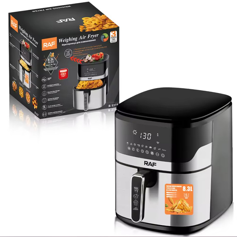 Air Fryer 8.3Lt με Ενσωματωμένη ζυγαριά στο επάνω μέρος 1600W Raf R.5375 Air Fryer 8.3Lt με Ενσωματωμένη ζυγαριά στο επάνω μέρος 1600W Raf R.5375