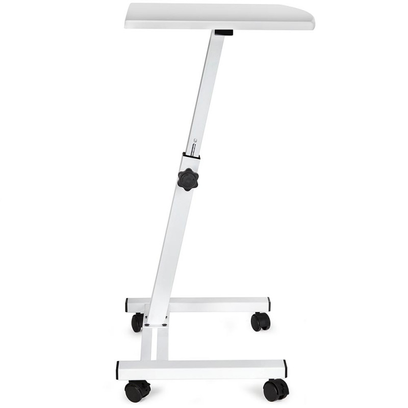 Tatkraft Τροχήλατο τραπεζάκι laptop 60 x 40 x 52/84 cm σε λευκό χρώμα T10345 Tatkraft Τροχήλατο τραπεζάκι laptop 60 x 40 x 52/84 cm σε λευκό χρώμα T10345