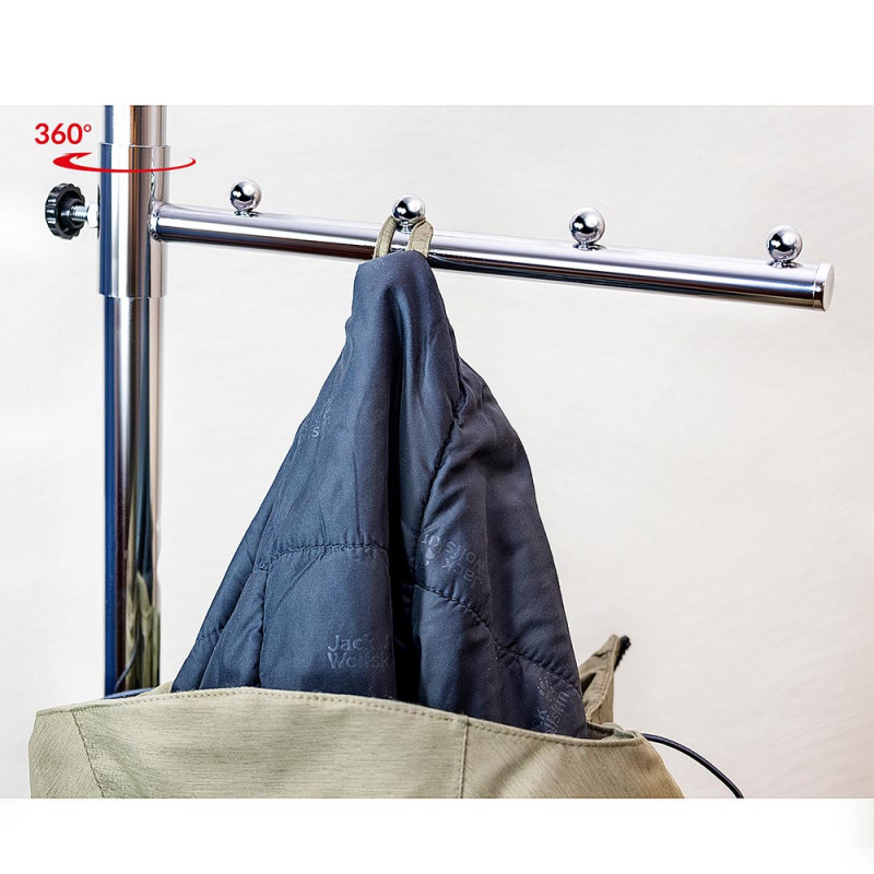 Tatkraft Κρεμάστρα δαπέδου 106/179 x 49,5 x 137,5/187,5cm T13339/1 Tatkraft Κρεμάστρα δαπέδου 106/179 x 49,5 x 137,5/187,5cm T13339/1