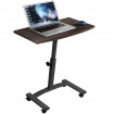Tatkraft Τροχήλατο τραπεζάκι laptop 60 x 40 x 52/84 cm σε μαύρο χρώμα T13353/1 Tatkraft Τροχήλατο τραπεζάκι laptop 60 x 40 x 52/84 cm σε μαύρο χρώμα T13353/1