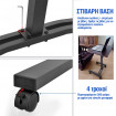 Tatkraft Τροχήλατο τραπεζάκι laptop 60 x 40 x 52/84 cm σε μαύρο χρώμα T13353/1 Tatkraft Τροχήλατο τραπεζάκι laptop 60 x 40 x 52/84 cm σε μαύρο χρώμα T13353/1