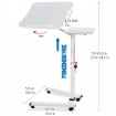 Tatkraft Τροχήλατο τραπεζάκι laptop 67 x 52 x 70/100 cm T13643/1 Tatkraft Τροχήλατο τραπεζάκι laptop 67 x 52 x 70/100 cm T13643/1