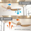 Ανεμιστήρας Οροφής LED με Τηλεχειριστήριο 40W Telemax Levantes 30-4638 Ανεμιστήρας Οροφής LED με Τηλεχειριστήριο 40W Telemax Levantes 30-4638