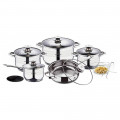 Blaumann Σετ Μαγειρικά Σκεύη 13τμχ Inox BL-3165