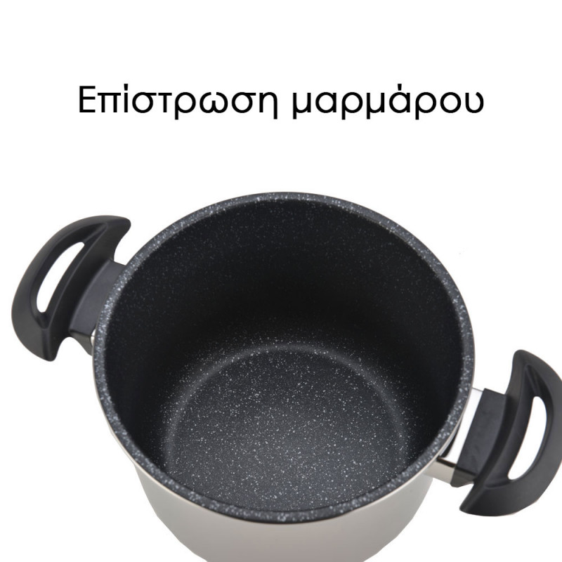 Royalty Line RL-PC8LM Χύτρα Ταχύτητας Με Επίστρωση Από Μάρμαρο 8 Λίτρων Royalty Line RL-PC8LM Χύτρα Ταχύτητας Με Επίστρωση Από Μάρμαρο 8 Λίτρων
